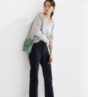 ユナイテッドアローズグリーンレーベルリラクシング(UNITED ARROWS green label relaxing)のユナイテッドアローズ　グリーンレーベルリラクシング　ライトグレー　ニット(ニット/セーター)