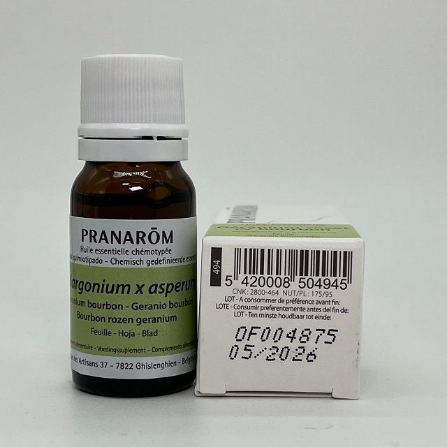 高品質新品 PRANAROM プラナロム ゼラニウムブルボンBIO 10ml