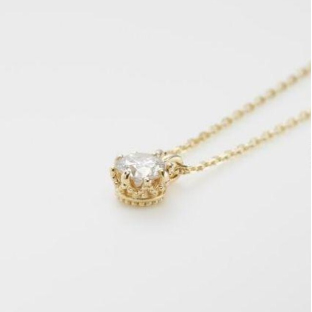 NOJESS(ノジェス)のNOJESS☆k10ノジェスダイヤモンドネックレス 0.15ct レディースのアクセサリー(ネックレス)の商品写真