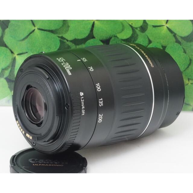 【美品】キャノンEF55-200mm超望遠ズーム⭐️スポーツ、イベントで大活躍