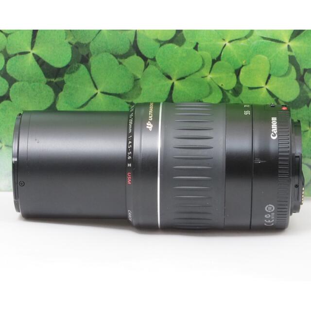 【美品】キャノンEF55-200mm超望遠ズーム⭐️スポーツ、イベントで大活躍