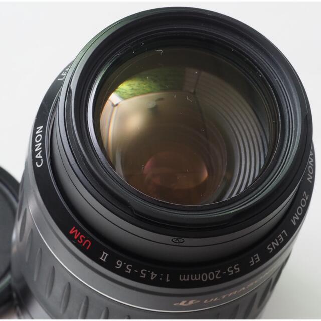 【美品】キャノンEF55-200mm超望遠ズーム⭐️スポーツ、イベントで大活躍