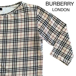 バーバリー(BURBERRY)のバーバリーロンドン☆ノバチェック 七分丈 ロンT(シャツ/ブラウス(長袖/七分))