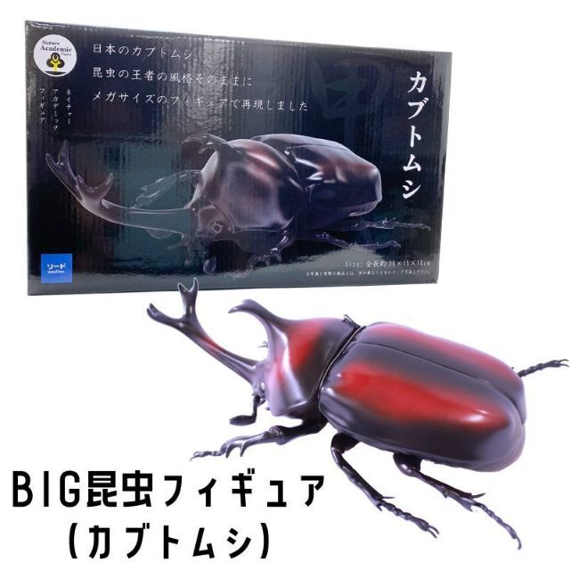 メガサイズ　昆虫フィギアヘラクレスオオカブト　カブトムシ　お得な２体セット