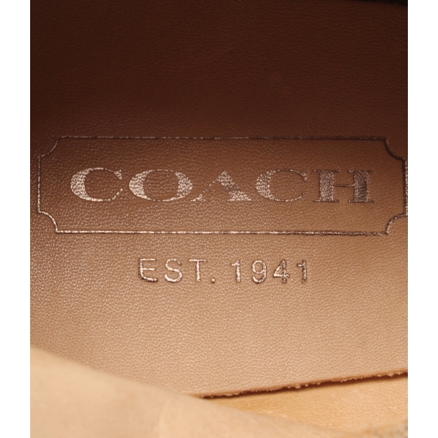 COACH(コーチ)のコーチ ロングブーツ スウェード ボンボンロングブーツ レディース 7.5 レディースの靴/シューズ(ブーツ)の商品写真