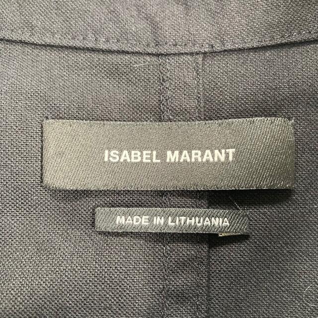 Isabel Marant(イザベルマラン)のISABEL MARANT ジャケット ブルゾン ライダース 黒 フレア レディースのジャケット/アウター(ライダースジャケット)の商品写真