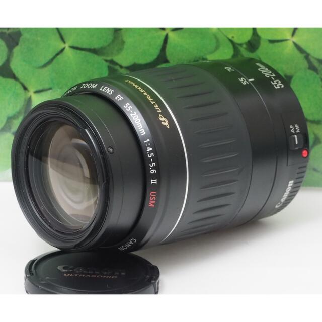 【美品】キャノンEF55-200mm超望遠ズーム⭐️スポーツ、イベントで大活躍