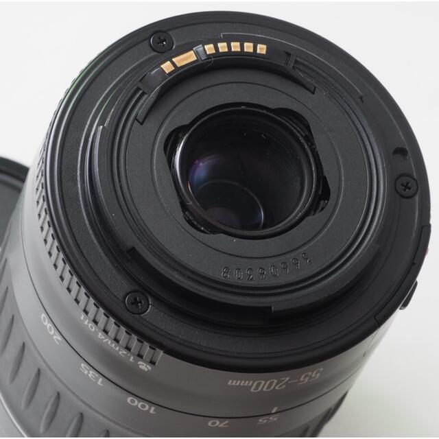 【美品】キャノンEF55-200mm超望遠ズーム⭐️スポーツ、イベントで大活躍