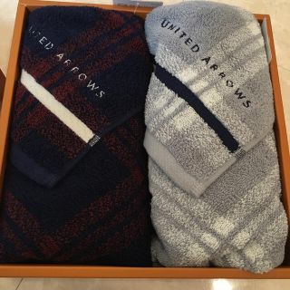 ユナイテッドアローズ(UNITED ARROWS)の【新品未使用】ユナイテッドアローズ フェイスタオルセット(タオル/バス用品)