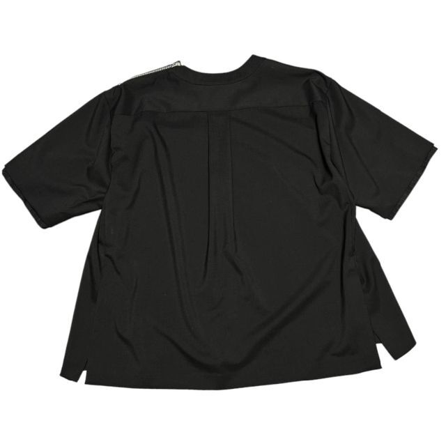 sacai(サカイ)の未使用 SACAI 21SS プルオーバー スーチングシャツ ブラック 4 メンズのジャケット/アウター(ノーカラージャケット)の商品写真