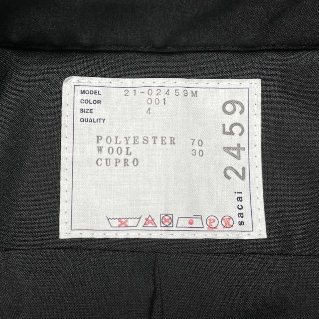 sacai - 未使用 SACAI 21SS プルオーバー スーチングシャツ sacai - 未使用 SACAI 21SS プルオーバー スーチングシャツ