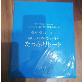 タカラジマシャ(宝島社)の大人のおしゃれ手帖　付録　資生堂パーラー　トートバッグ　エコバッグ(トートバッグ)