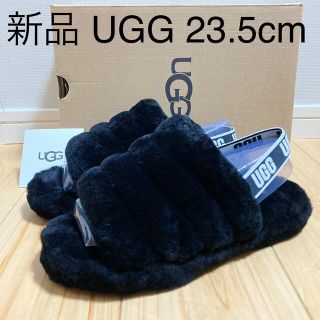 UGG - 新品 UGG アグ サンダル もこもこ ファーサンダル 23.5cm 24cmの通販｜ラクマ