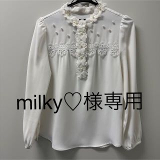 チェスティ(Chesty)のmilky♡様専用 チェスティ エレガントフラワーブラウス、フラワートップス(シャツ/ブラウス(長袖/七分))