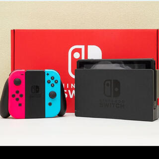 Nintendo Switch - 新型 Nintendo Switch 本体 ストア限定ネオンピンク&ネオンブルー