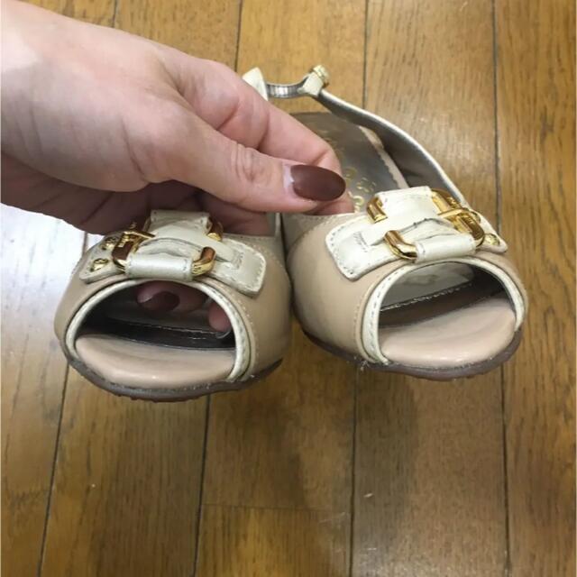 Marie Claire(マリクレール)の新品 未使用 Marie claire パンプス オープントゥヒール レディースの靴/シューズ(ハイヒール/パンプス)の商品写真