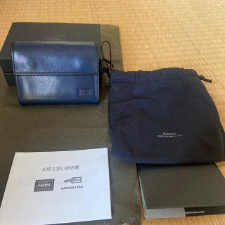 ポーター(PORTER)のporter 吉田カバン　ポーター　PLUME WALLET レザー　ミニ財布(折り財布)