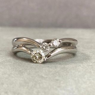 Pt900 0.4ct ダイヤモンドのリング　指輪(リング(指輪))