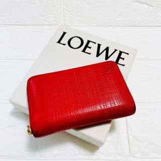 ロエベ(LOEWE)のロエベ コインケース 小銭入れ コインパース レッド(コインケース)