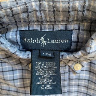 Ralph Lauren - ラルフローレン 12m シャツ 80cm の通販 by ニャン ...