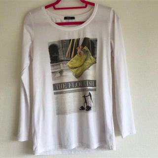 コムサイズム(COMME CA ISM)のコムサ イズム 長袖トップス 長袖 ロンT 長袖Tシャツ ホワイト(シャツ/ブラウス(長袖/七分))