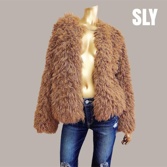 SLY＊FLUFFY COAT  ファーコート ジャケット＊マウジー エモダ