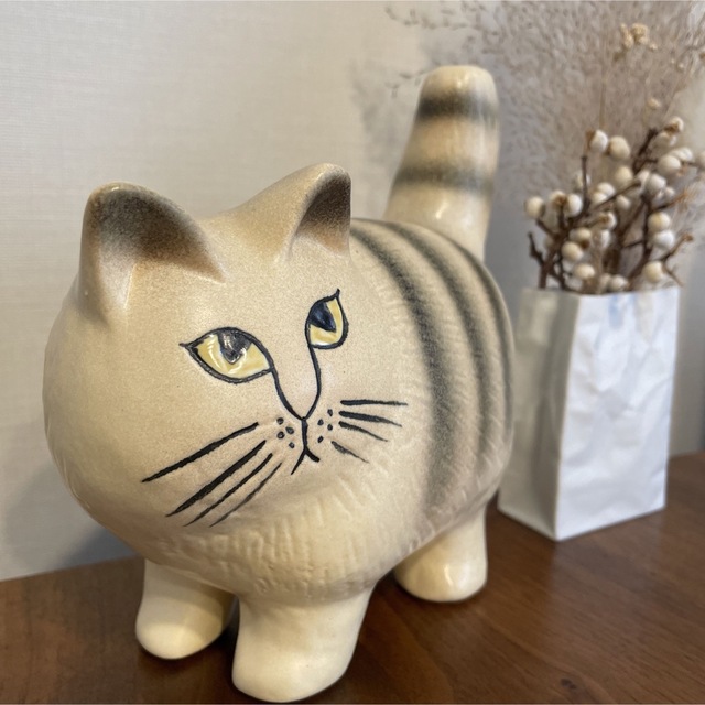新品リサラーソン モア グレー -