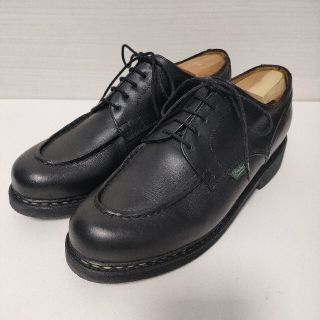 パラブーツ(Paraboot)のパラブーツ シャンボード ブラック UK7.5(26.0cm) 美品(ブーツ)