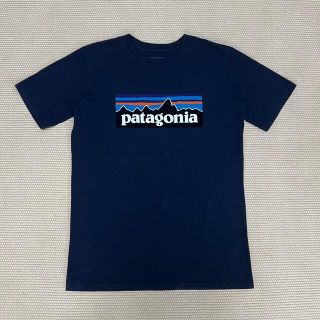 パタゴニア(patagonia)の美品　patagonia パタゴニア　Tシャツ　ネイビー　XL14 (160)(Tシャツ/カットソー)