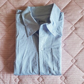 マザウェイズ(motherways)の男児ブルーシャツ140　正装　コットン100  長袖(Tシャツ/カットソー)