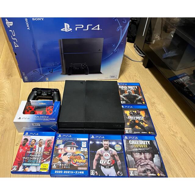 9/29.30限定PS4本体/初期型/500GB/ゲームソフト、充電スタンド付き