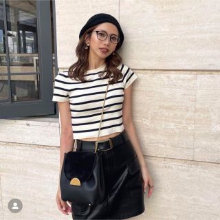 入手困難！ZARA ベーシッククロップドニット　Lサイズ