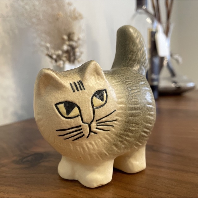 新品リサラーソン モア ブラウン ミディアム-