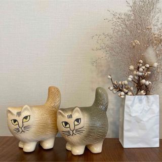 在庫一掃】 新品リサラーソン ブラウンミニ モア 新品リサラーソン