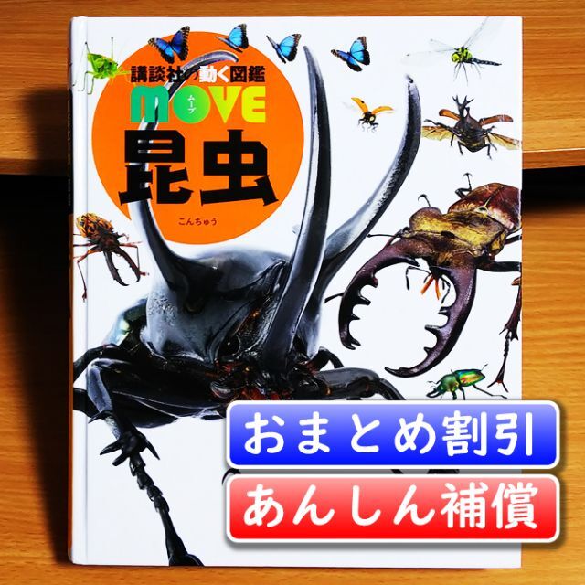 動く図鑑 MOVE 昆虫／養老 孟司【あんしん補償】 エンタメ/ホビーの本(絵本/児童書)の商品写真