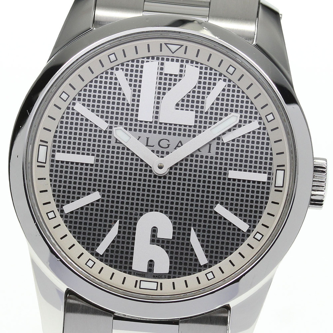 ブルガリ】BVLGARI ソロテンポ 腕時計 ステンレススチール ST37S