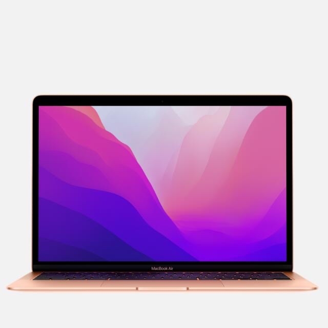 Apple(アップル)の【値下げ可能】　Mac book Air13インチ　ゴールド スマホ/家電/カメラのPC/タブレット(ノートPC)の商品写真