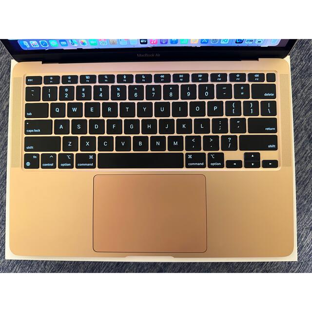 Mac (Apple) - MacBook Air M1 ゴールド 256GB USキーボード 美品の 