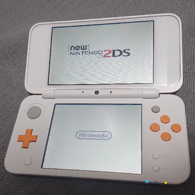 ニンテンドー2DS - Newニンテンドー2DS LL ホワイト×オレンジ 中古