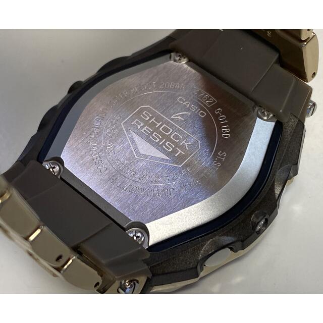 G-SHOCK/ゴールド/スクエア/G-011/メタルバンド/時計/反転液晶/金 G-SHOCK/ゴールド/スクエア/G-011/メタルバンド/時計/反転液晶/金