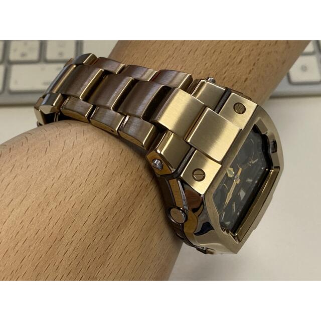 G-SHOCK/ゴールド/スクエア/G-011/メタルバンド/時計/反転液晶/金 G-SHOCK/ゴールド/スクエア/G-011/メタルバンド/時計/反転液晶/金