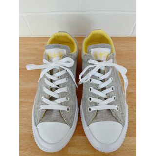 コンバース(CONVERSE)のコンバース　シューズ　24cm（黄色　グレー）(スニーカー)