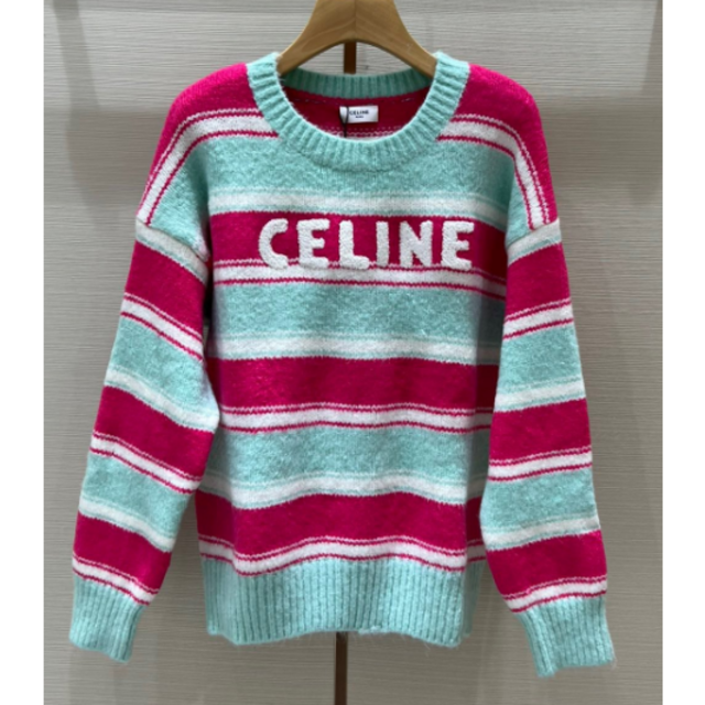 CELINE セリーヌ ロゴ モヘアニットセーター M レディース トップス ...