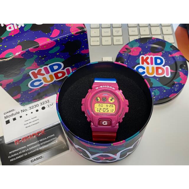 G-SHOCK(ジーショック)のG-SHOCK/コラボ/KID CUDI/限定/BAPE/別注/時計/箱付/美品 メンズの時計(腕時計(デジタル))の商品写真