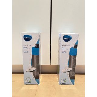 ブリタ　BRITA  ボトル型洗浄器  ブルー  2個(水筒)