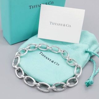 Tiffany ヴィンテージ ラウンド クラスプ リンク ブレスレット希少美品