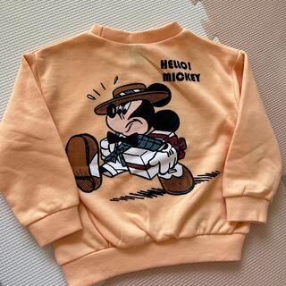 ディズニー(Disney)のミッキー　トレーナー　バースデー(Tシャツ/カットソー)
