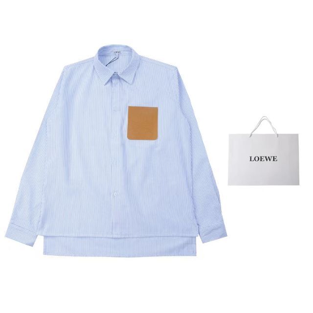 値下げしました♡】ロエベ☆ストライプ シャツ(コットン) LOEWE-