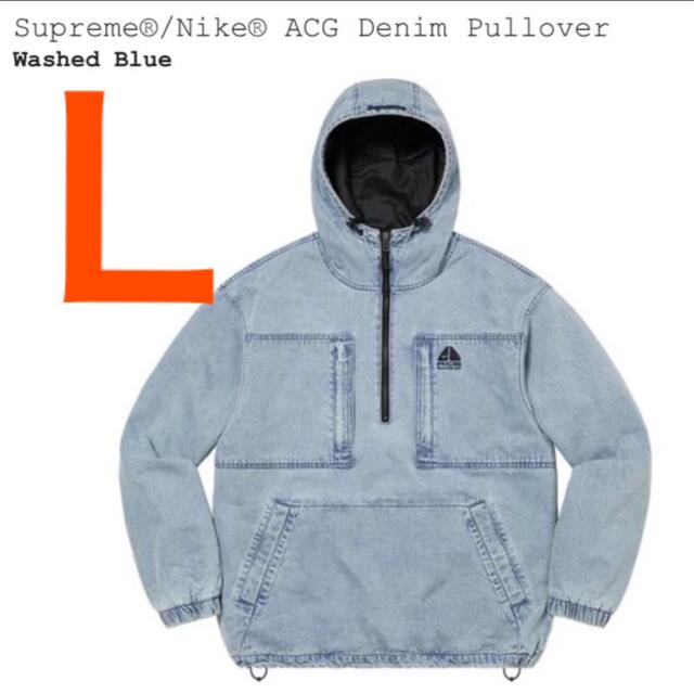 Supreme - Supreme Nike ACG Denim Pullover L