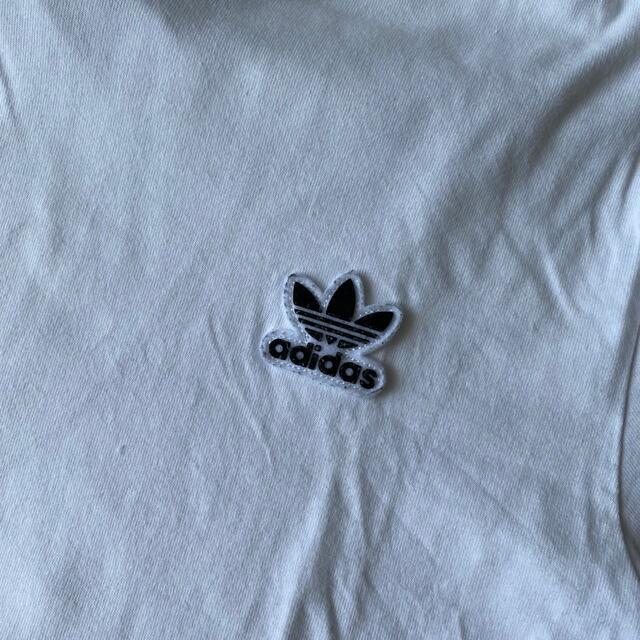 adidas(アディダス)のadidasoriginalsアディダスオリジナルス ロンT ホワイト白L レディースのトップス(Tシャツ(半袖/袖なし))の商品写真